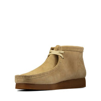 Clarks Men's Wallabee Boots in maple - men's boots - detail view