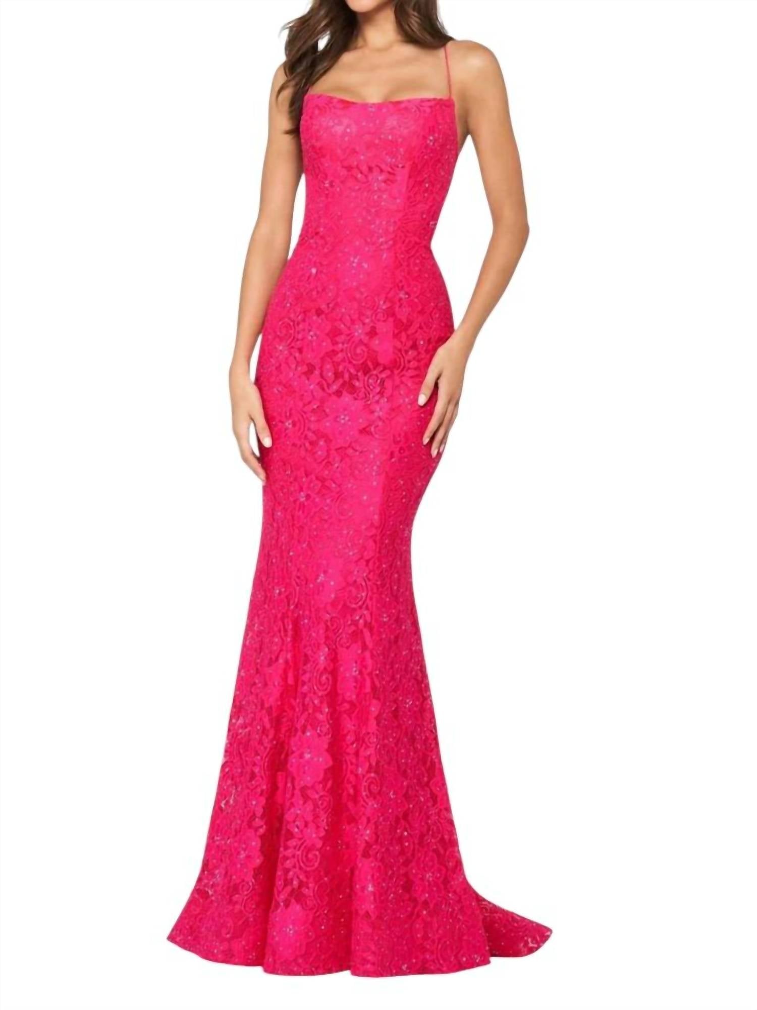 Sherri Hill - Prom Lace Rhinestone Dress