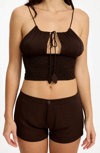 Benoa - Sabi Smocked Top