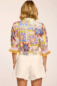 Ramy Brook - Zola Cotton Printed Top