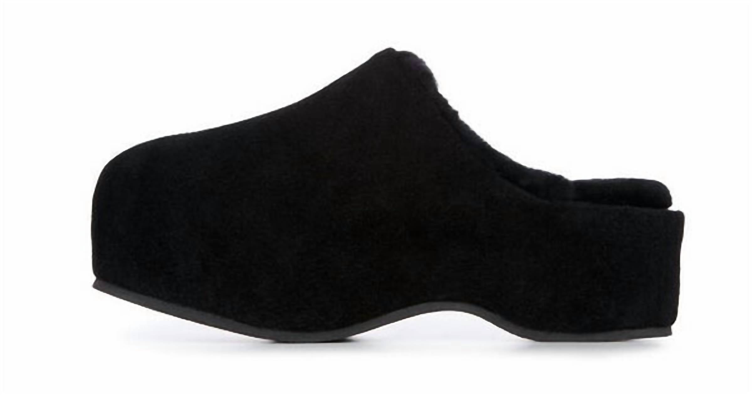 EMU Australia Women's Nahn Slippers in black noir - women's shoe - alternate view