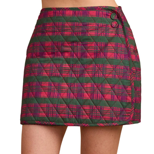 Double A - Women's Stevie Plaid Quilted Skirt