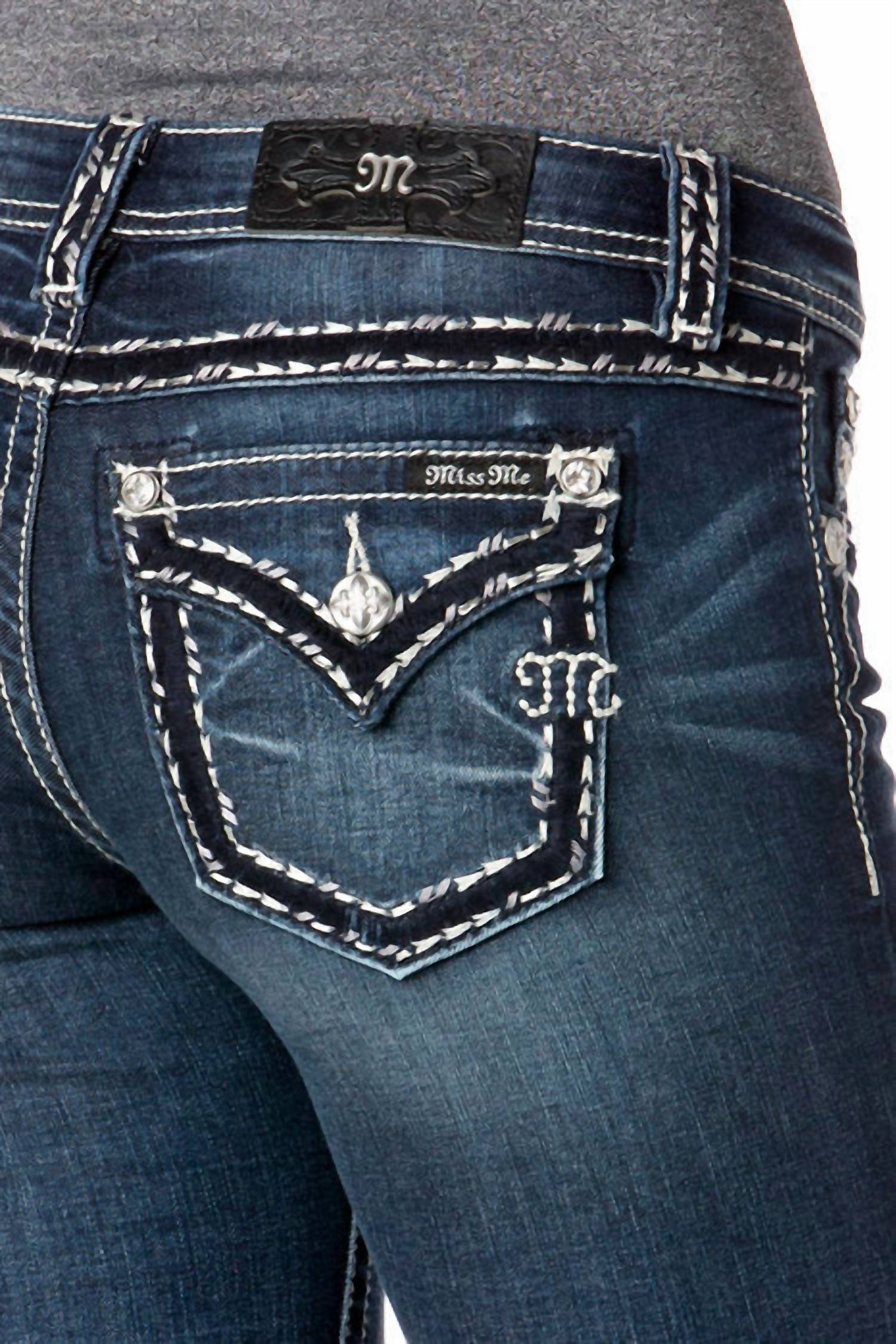 Miss Me - Midnight Stitch Capri