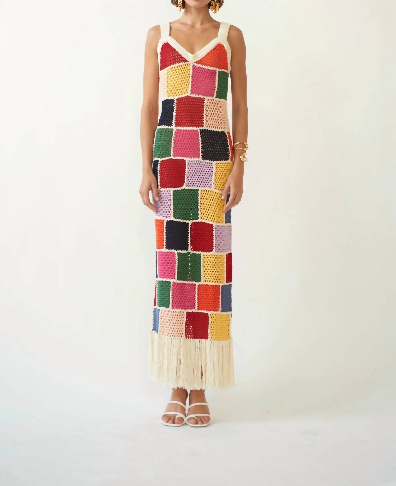 Carolina K - Vera Crochet Maxi Dress