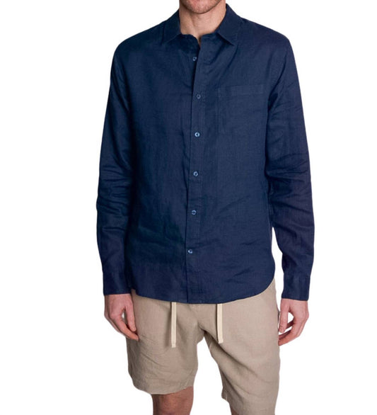 Vince - Linen Long Sleeve Shirt