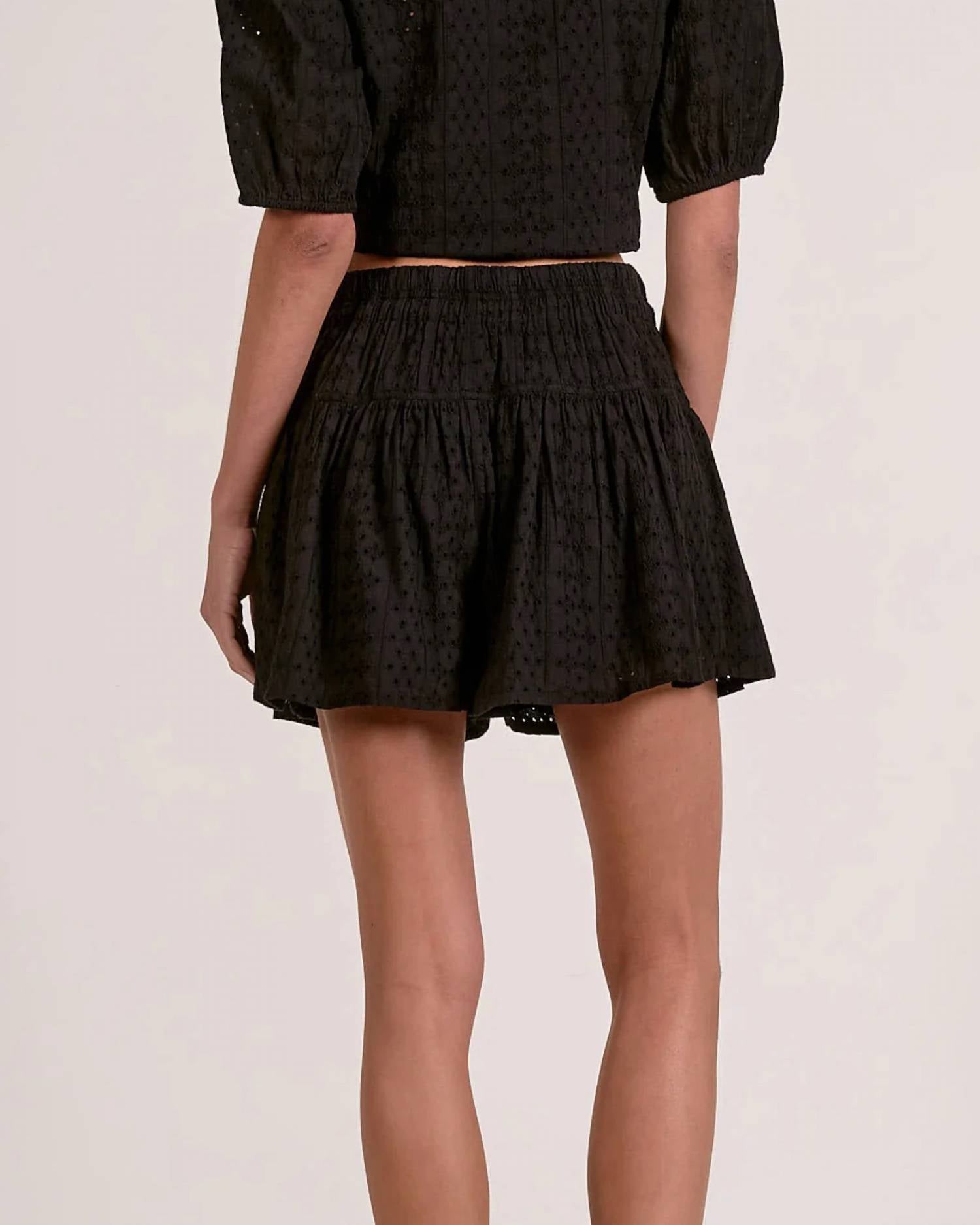 Elan - Eyelet Embroidered Shorts