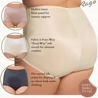 Rago - Light Shaping Tummy Control Shaper Panty Brief With Inner Lining