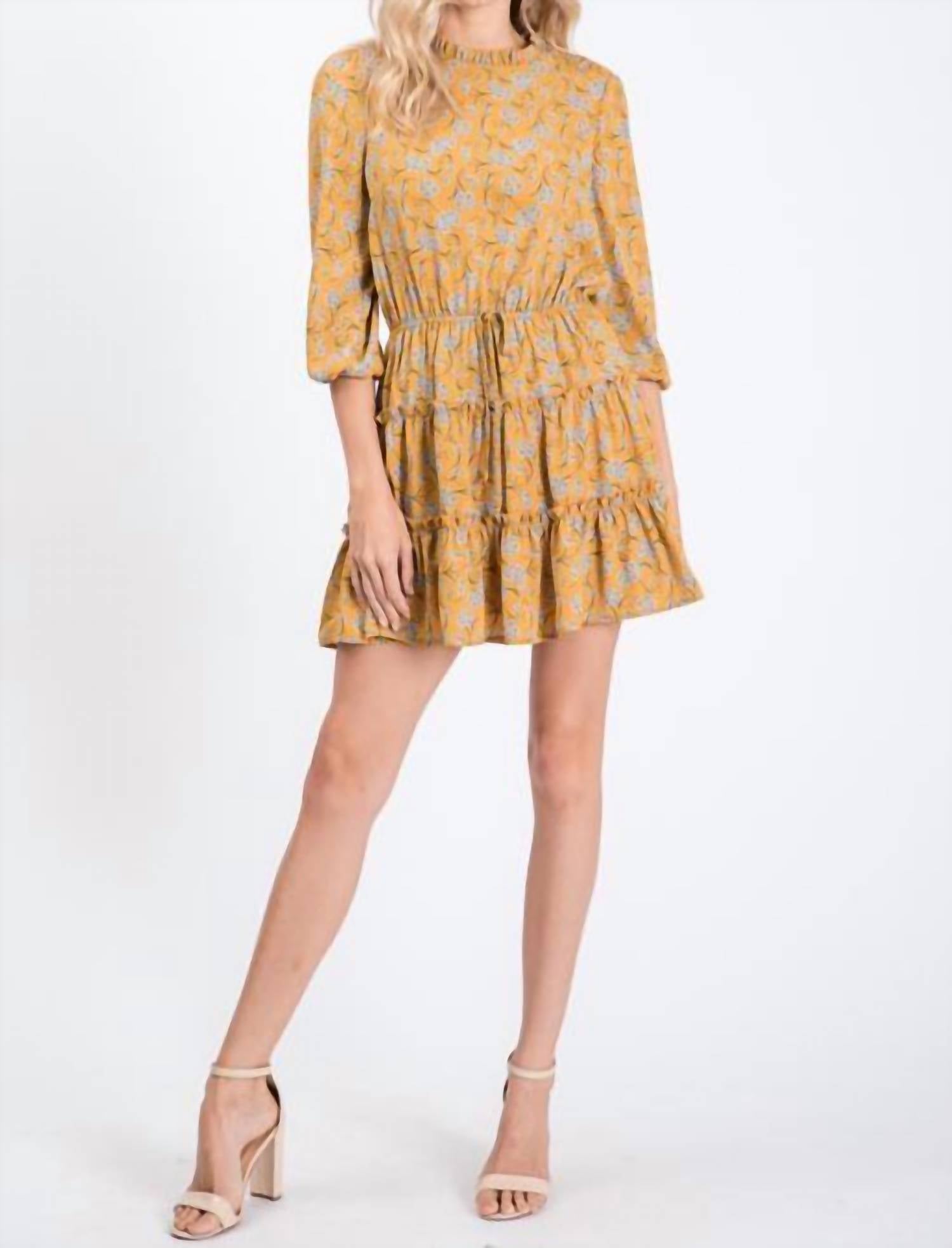Hailey & Co - Floral Ruffle Mini Dress