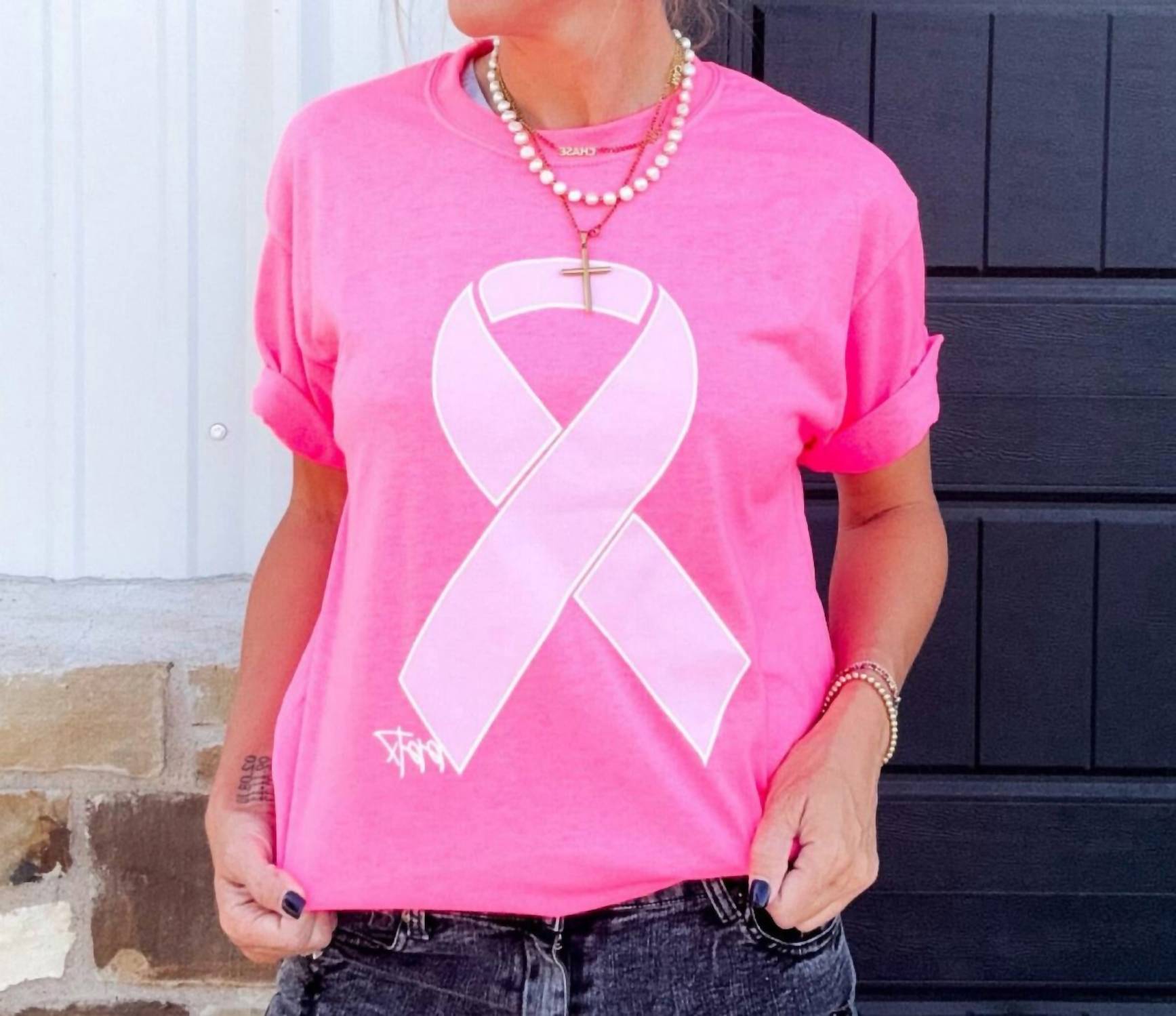 The Graphic Tee - Women's Ribbon Tee