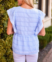 J.Marie - Sally Gingham Top