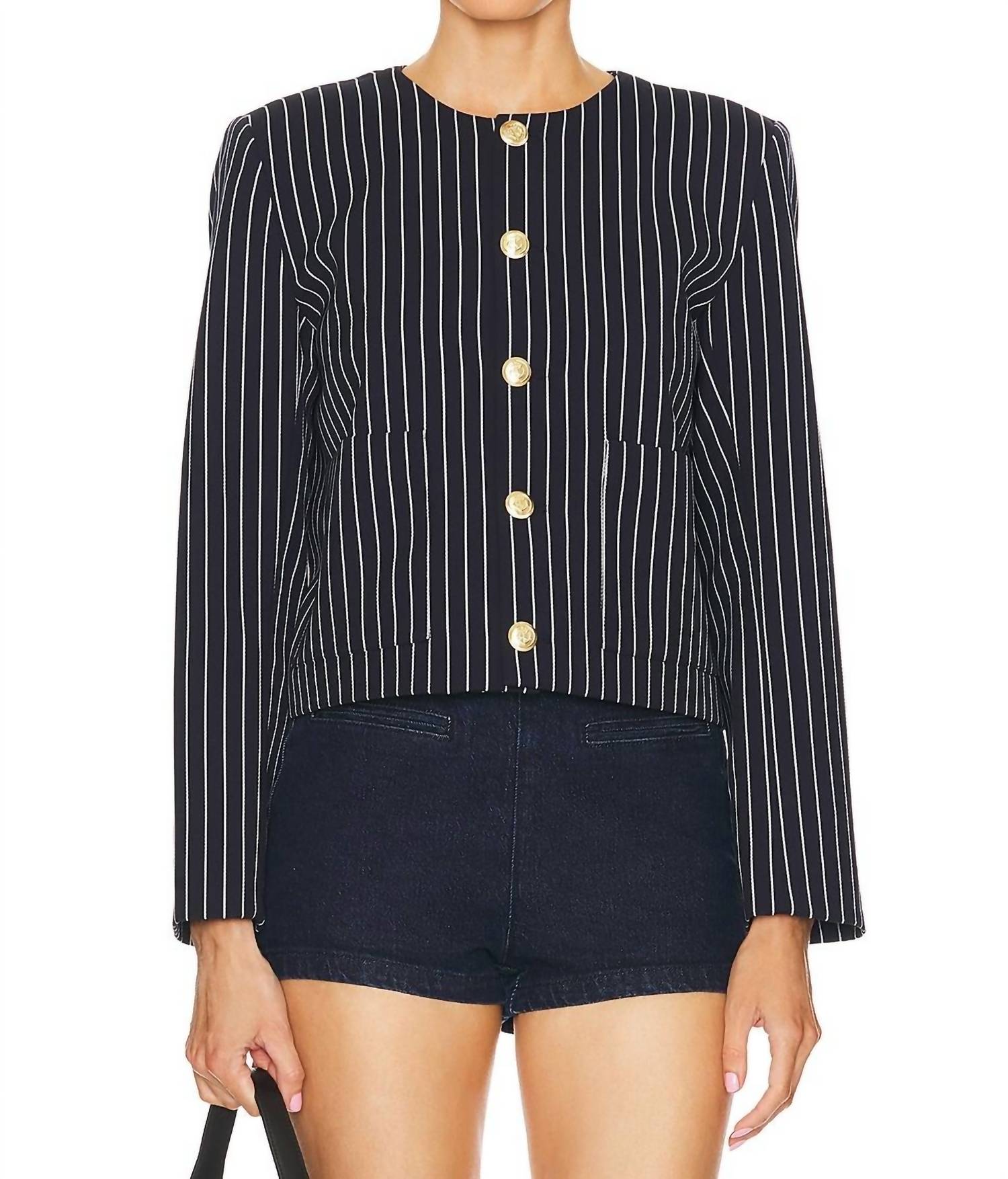 Frame - Button Front Jacket - Petite