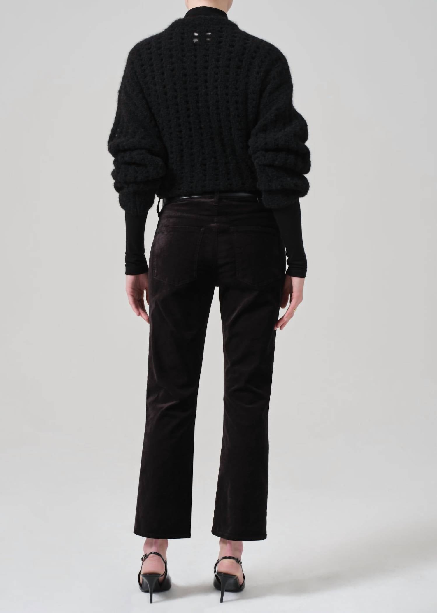 Citizens Of Humanity - Isola Velvet Cropped Trouser