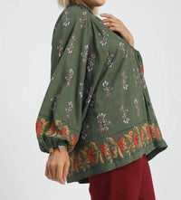 Umgee - Bloom & Wander Peasant Blouse - Plus