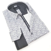 Eight X - Lucky Roll Print Button Down Shirt With Trim