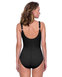 Gottex - Full Coverage Surplice High Back One Piece Swimsuit