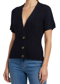 Marble - Short Sleeve Knit Cardigan