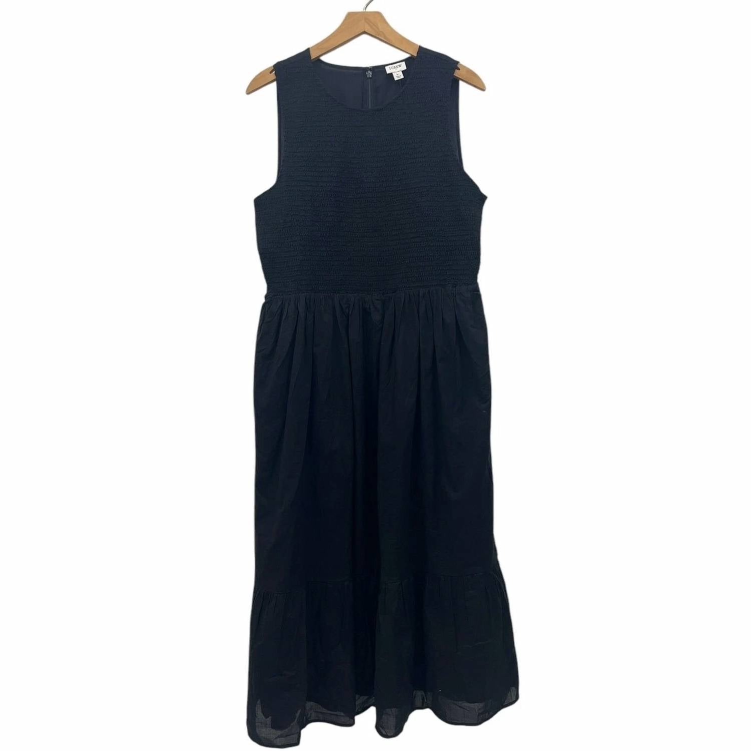 J.Crew - Smocked Midi Dress