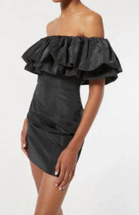 Rhode - Women's Vivi Off The Shoulder Ruffle Mini Dress