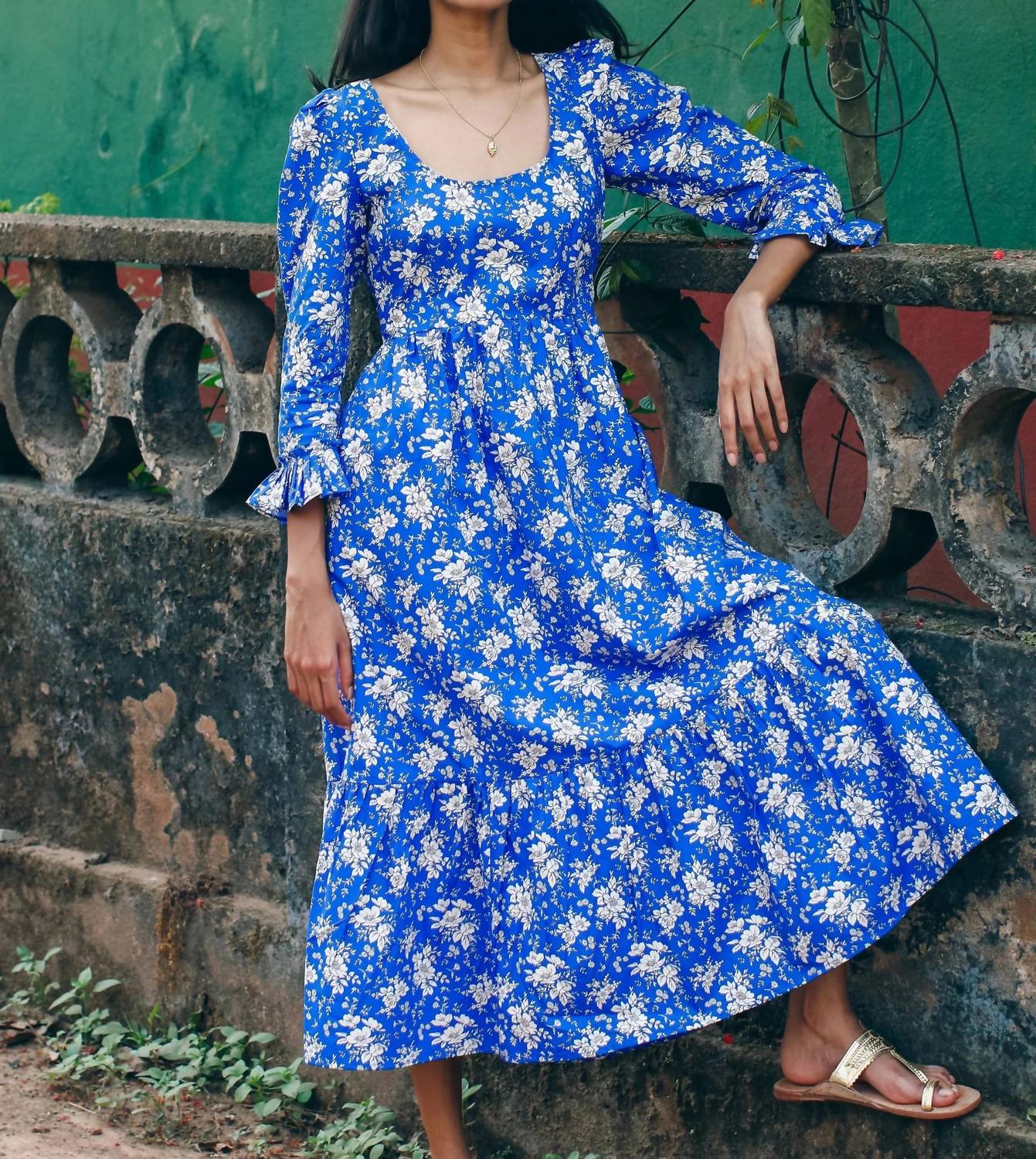Pink City Prints - Carys Midi Dress