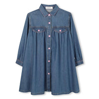 Billieblush - Girls Long Sleeve Denim Dress