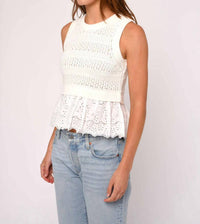 Love The Label - Ebba Sweater Tank Top