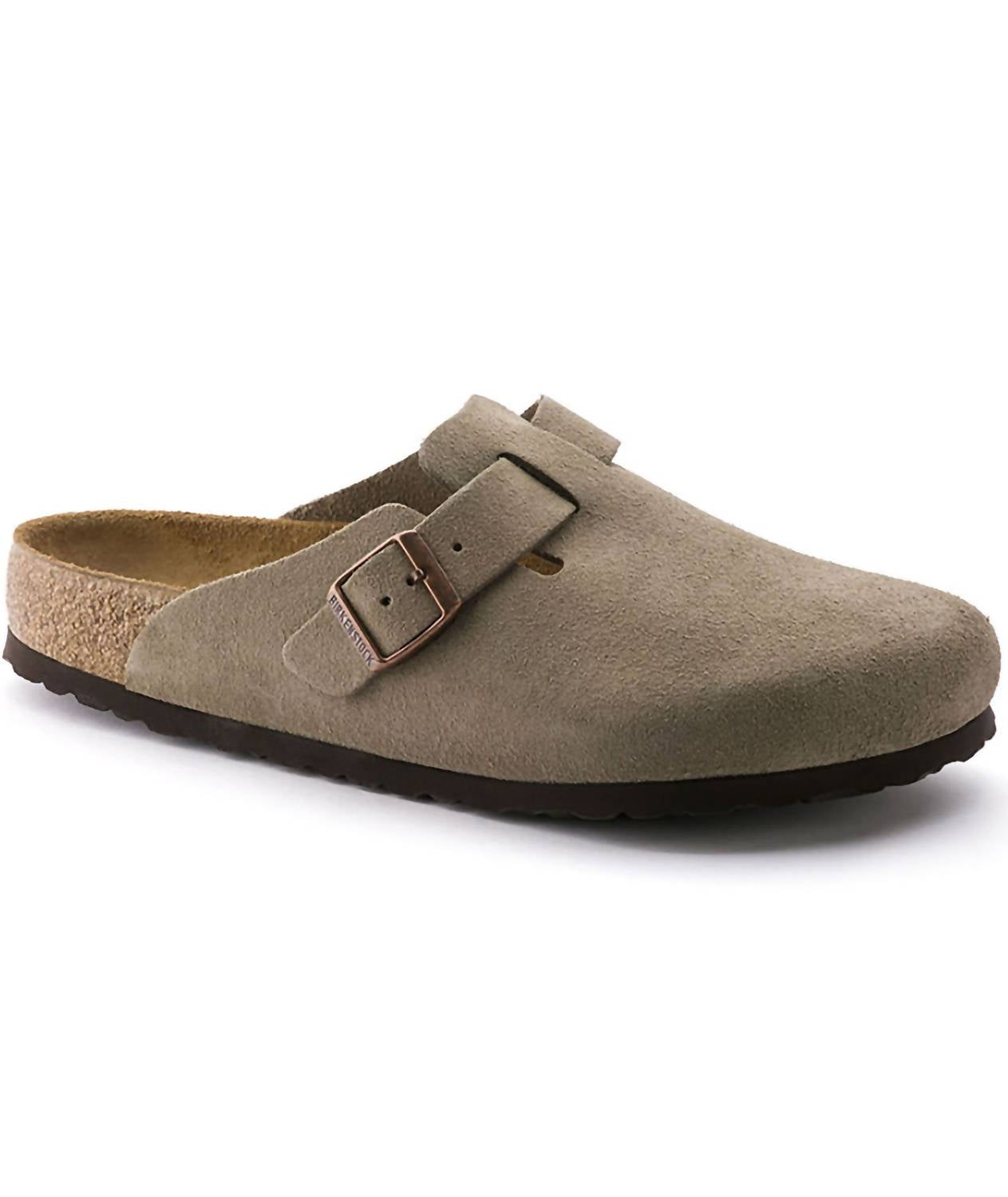 Birkenstock - Unisex Boston Soft Footbed Suede Leather Narrow Fit Clogs