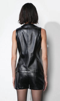 Greylin - Micah Faux Leather Vest