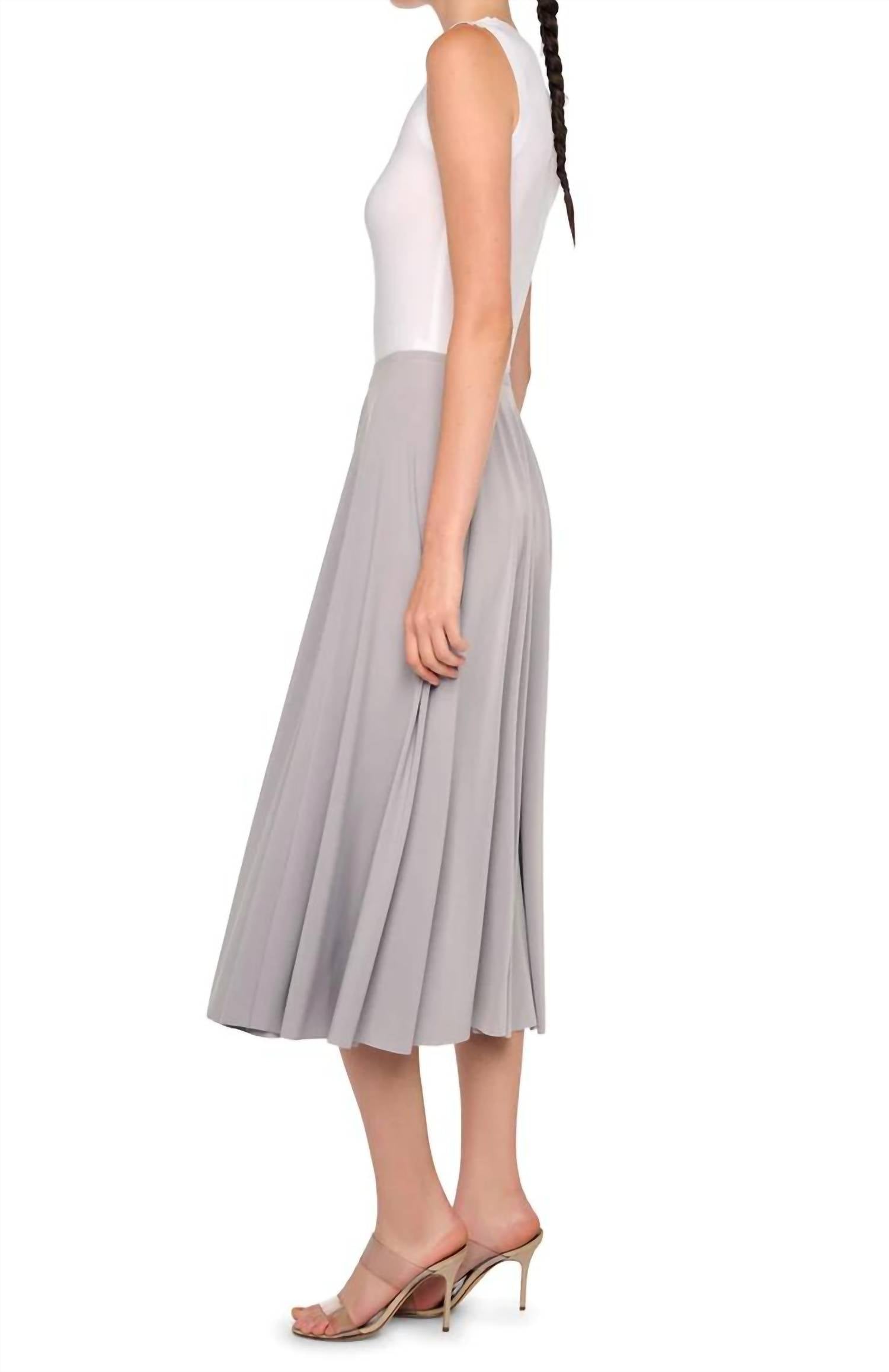 Norma Kamali - Flared Midi Skirt