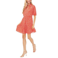 CeCe Daisy Mini Dress in red - women's dress