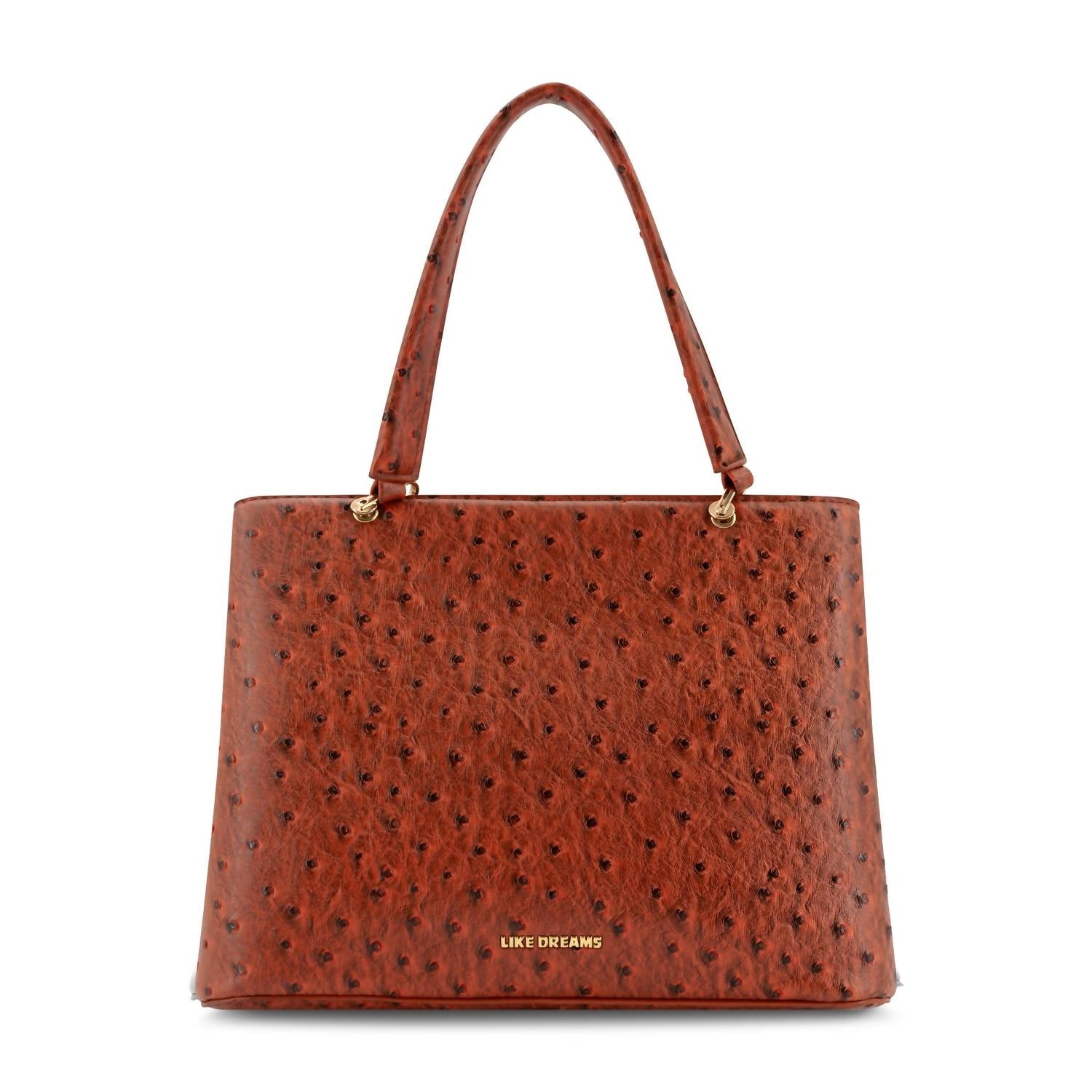 Like Dreams - Women's Remi Embossed Bow Satchel Bag