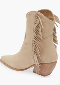 Steve Madden - Women's Wolfer-f Fringe Western Bootie