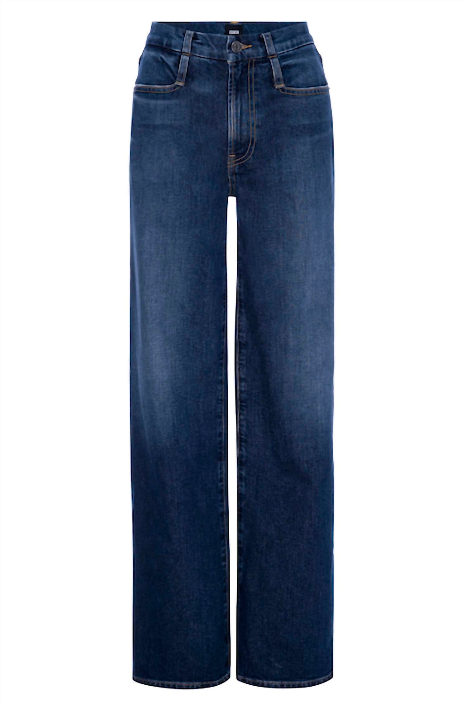 EDWIN Marli Slate Wide Leg Jean in fleet - women's jeans - alternate view