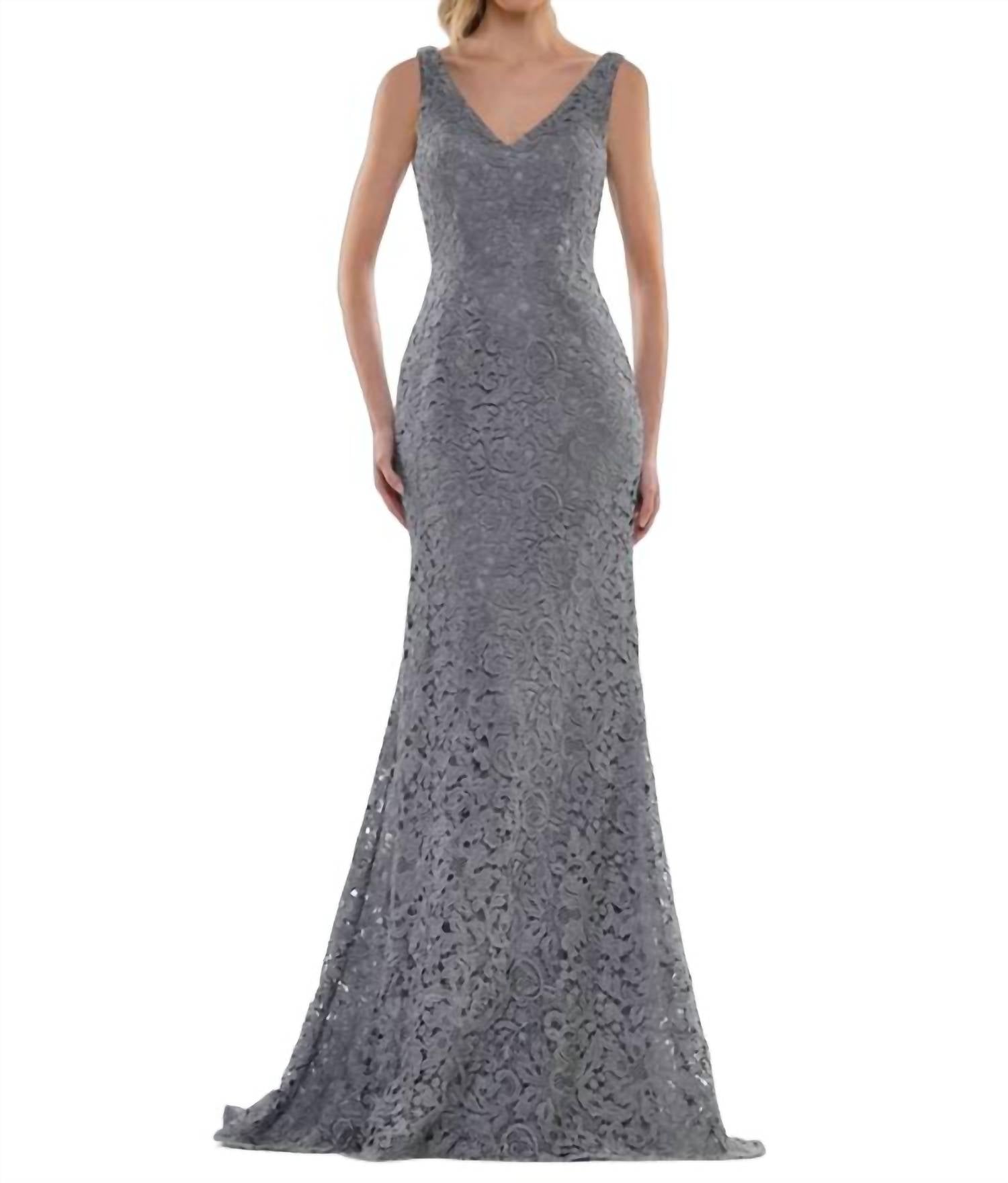 Lace A-Line Gown