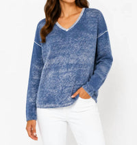 Charlie B - Long Sleeve Drop Shoulder Sweater