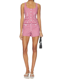 Cinq A Sept - Allie Mini Gingham Short