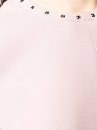 Valentino - Embellished Trim Flared Mini Dress