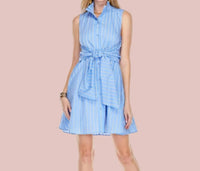 Jade - Julianne Striped Back Wrap Dress