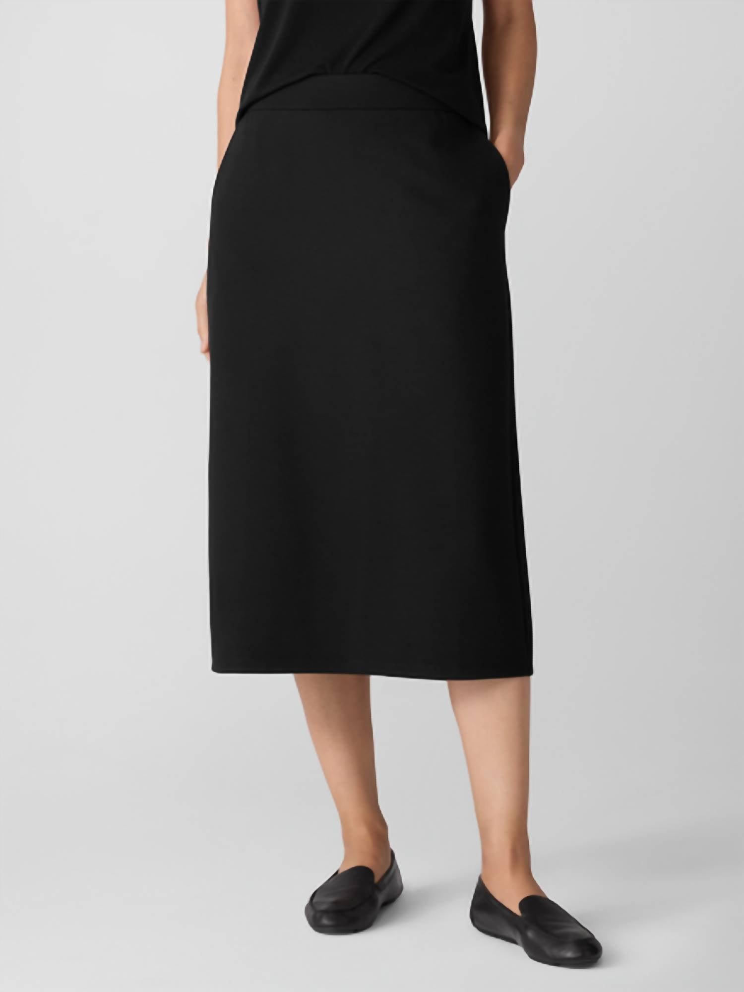 Eileen Fisher - Washable Flex Ponte Straight Skirt