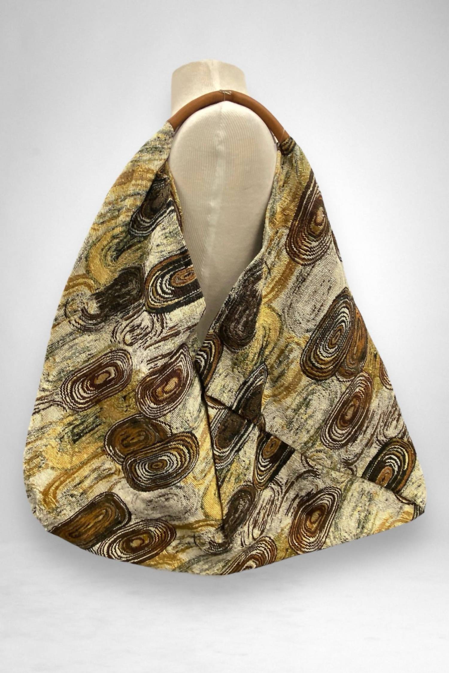 Jijou Capri - Women's Giselle Printed Cotton Canvas Oversized Hobo Bag