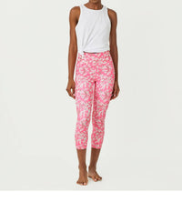 Lilly Pulitzer - Upf 50+ Luxletic Weekender High Rise Crop Leggings