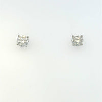 Aamiaa - 1.25 Carat Natural Diamond Round Brilliant Stud Earrings