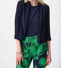 Joseph Ribkoff - Open Front 3/4 Sleeve Cover-up Jacket