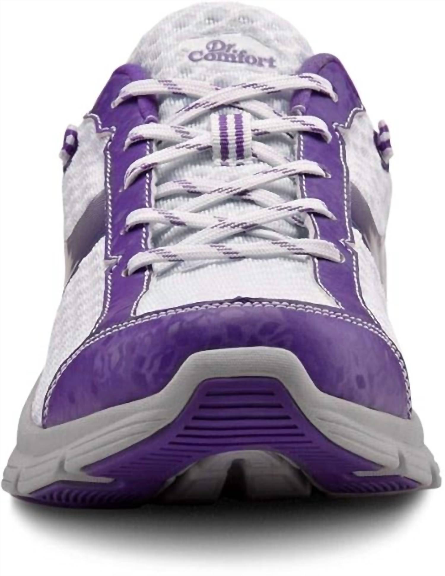 Dr. Comfort Shoes Women's Meghan Therapeutic Athletic Shoes in purple - women's sneaker - view 4