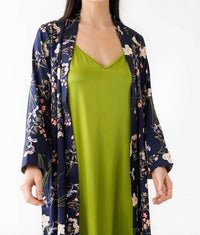 Salua - Silk Floral Design Robe