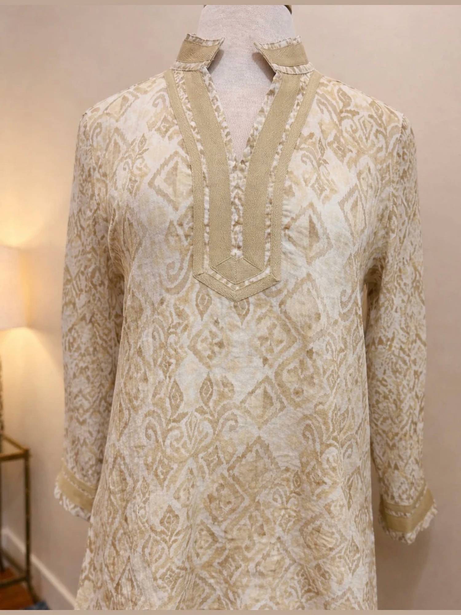 Multiples - Neutral Territory Notch Neck Top
