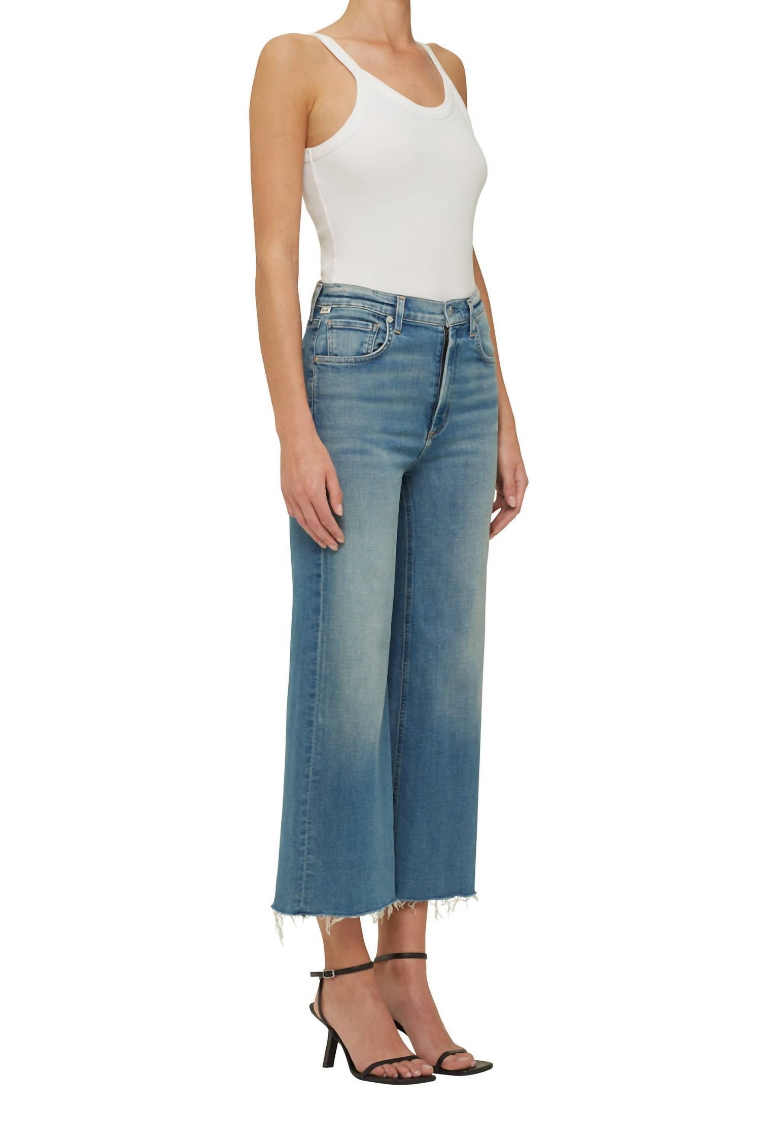 Citizens Of Humanity - Lyra Wide Leg Cropped Jeans