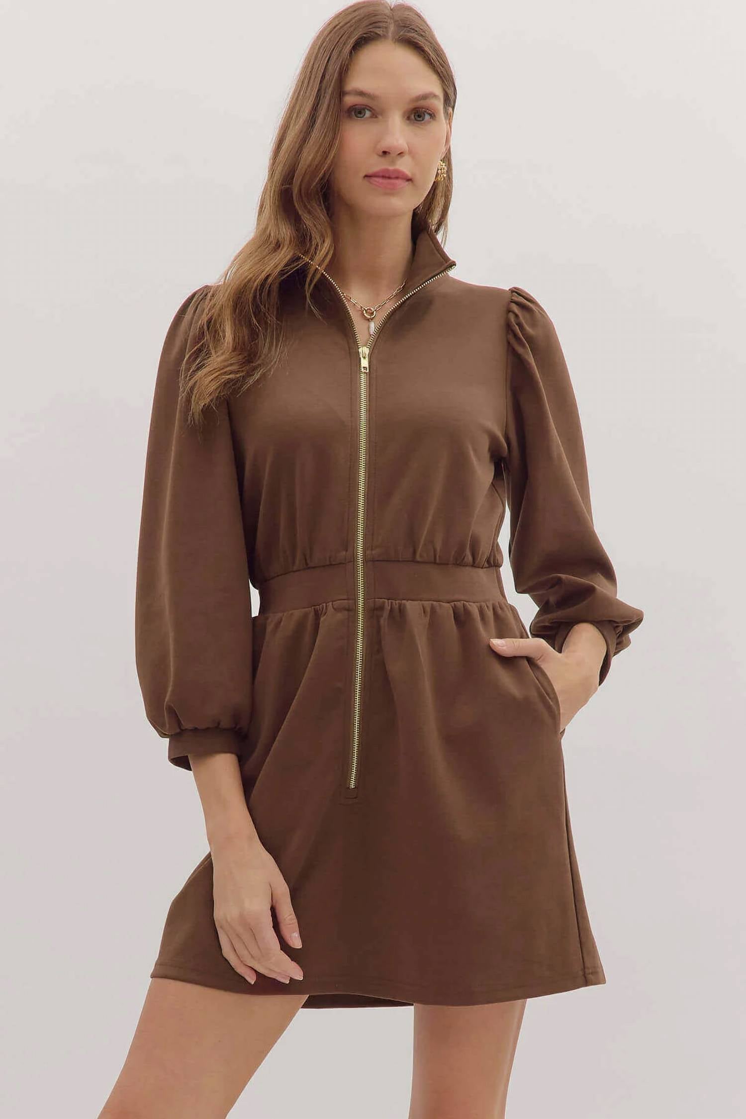 Entro - Blight Zip Front Dress
