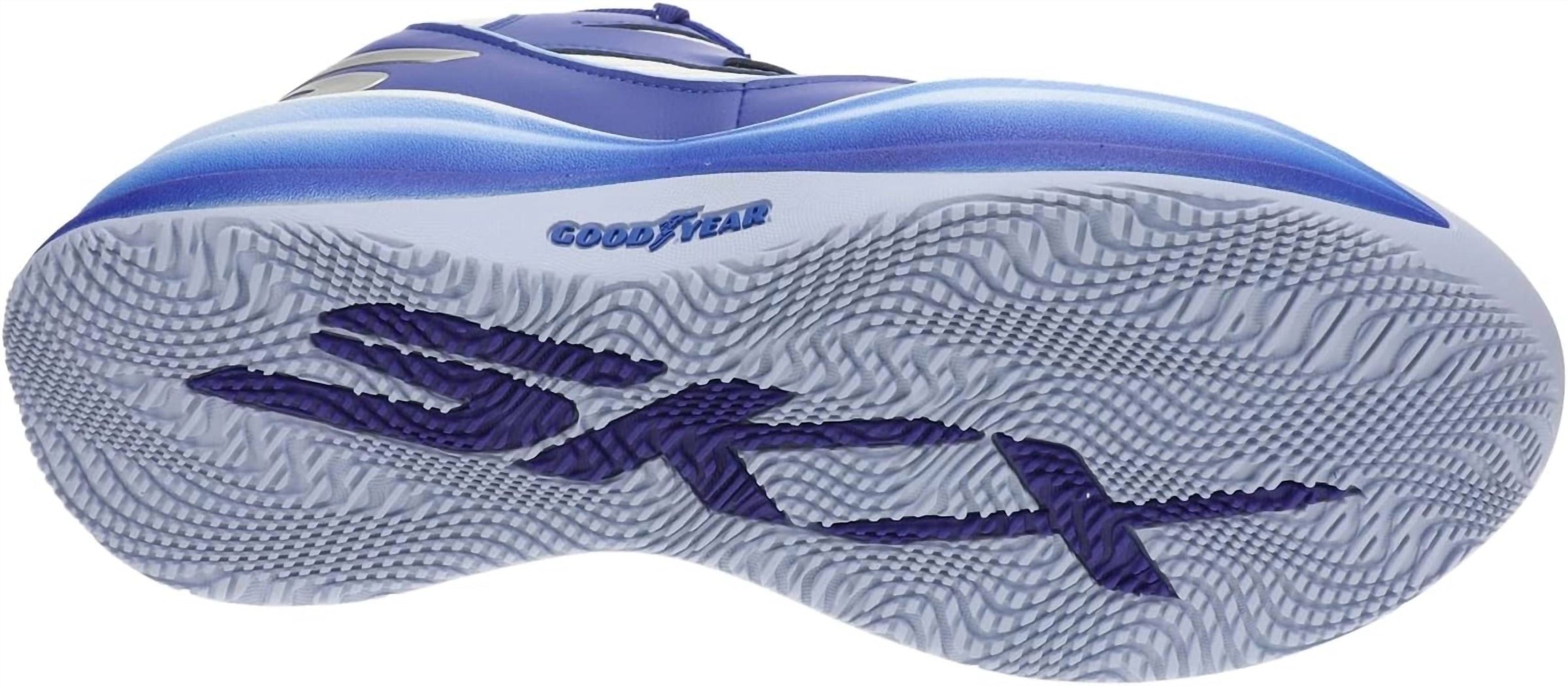 Skechers Men's Skx B-lite Basketball Shoe in blue white - men's shoe - alternate view