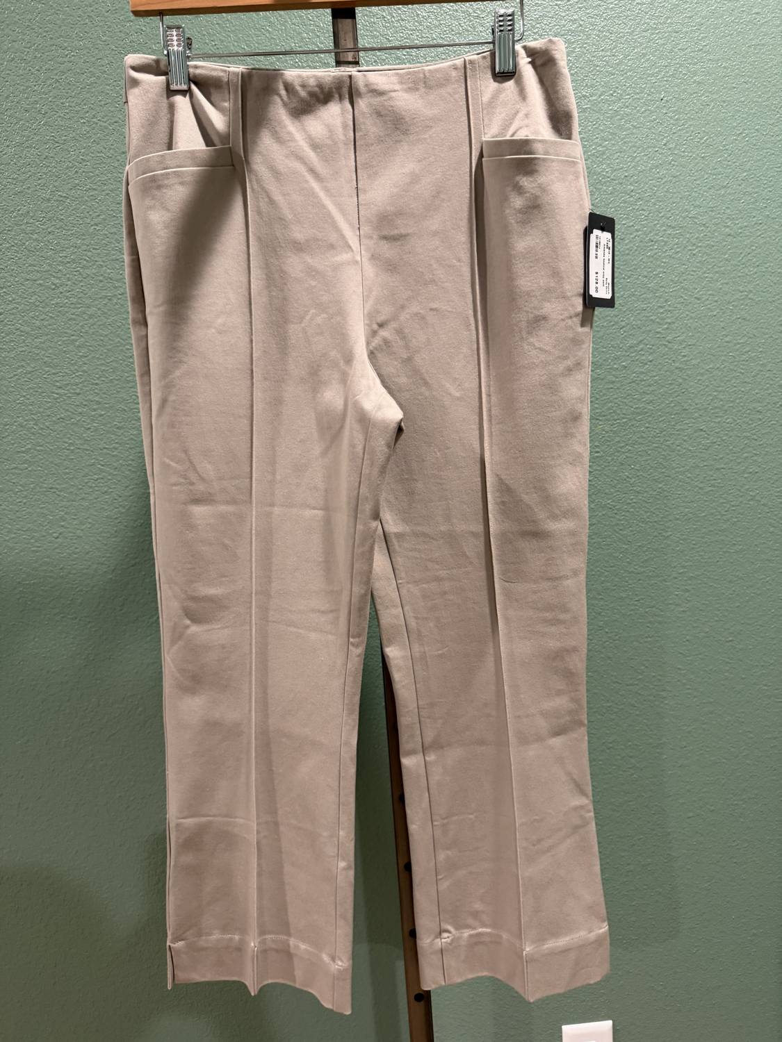 Lysse Women's Amanda Bootcut Crop Pant in salty chino - women's pants