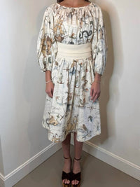 Zimmermann - Poplin Midi Skirt